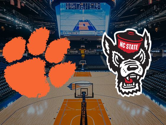 Clemson Tigers at NC State Wolfpack Basketball